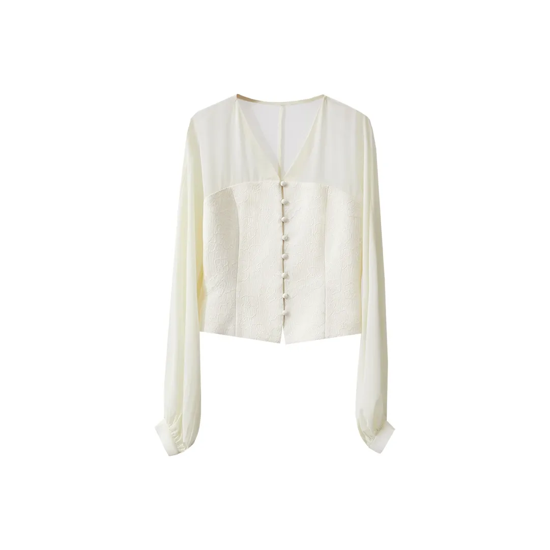 AMII Женские Шифоновые Рубашки