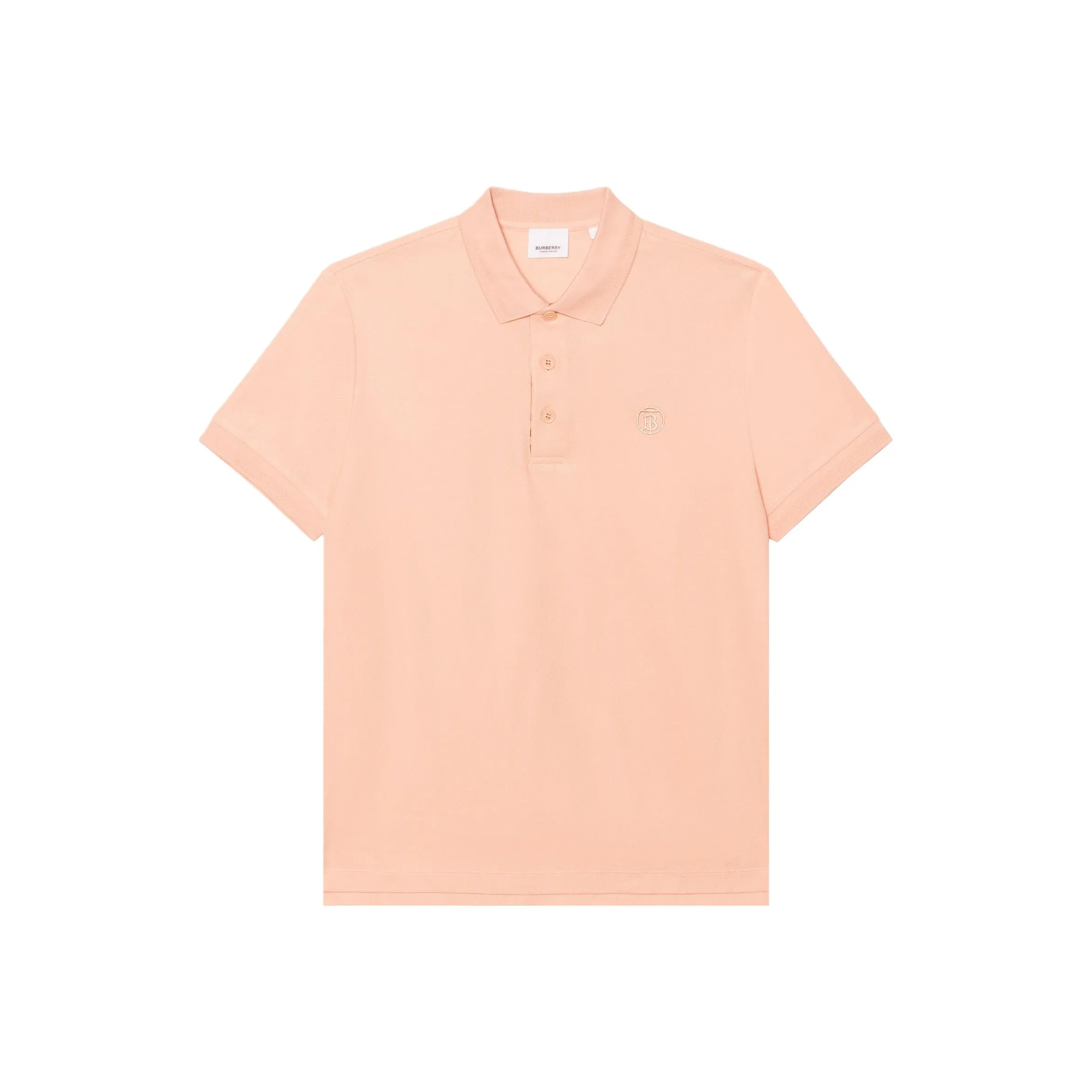 Burberry Поло Мужское Персиково-Розовое