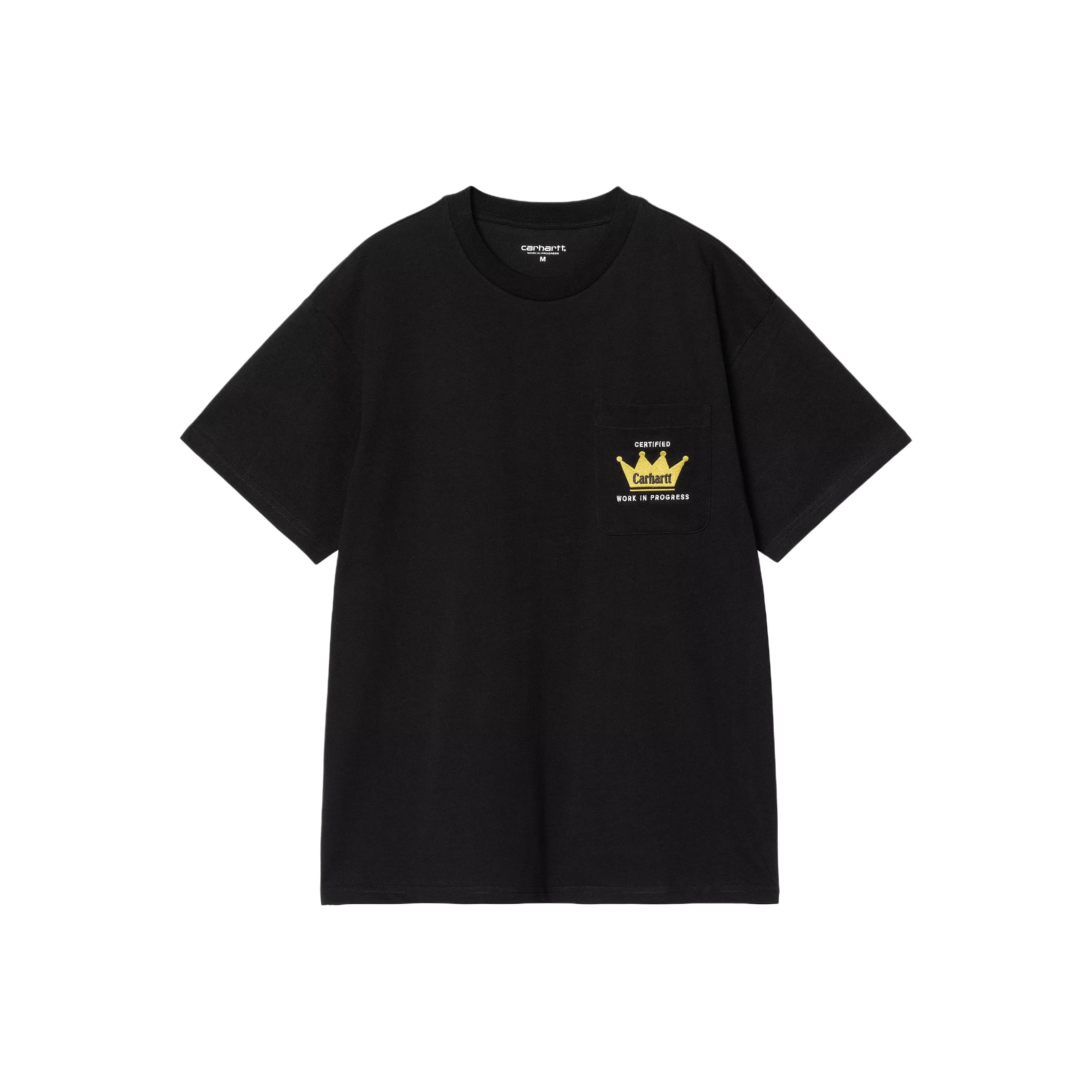 Carhartt WIP S S Pocket T-Shirt Мужская Черная