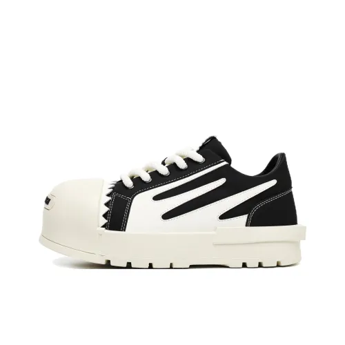 Mo Xu Кроссовки для скейтбординга Low Top Черно-белая панда Унисекс