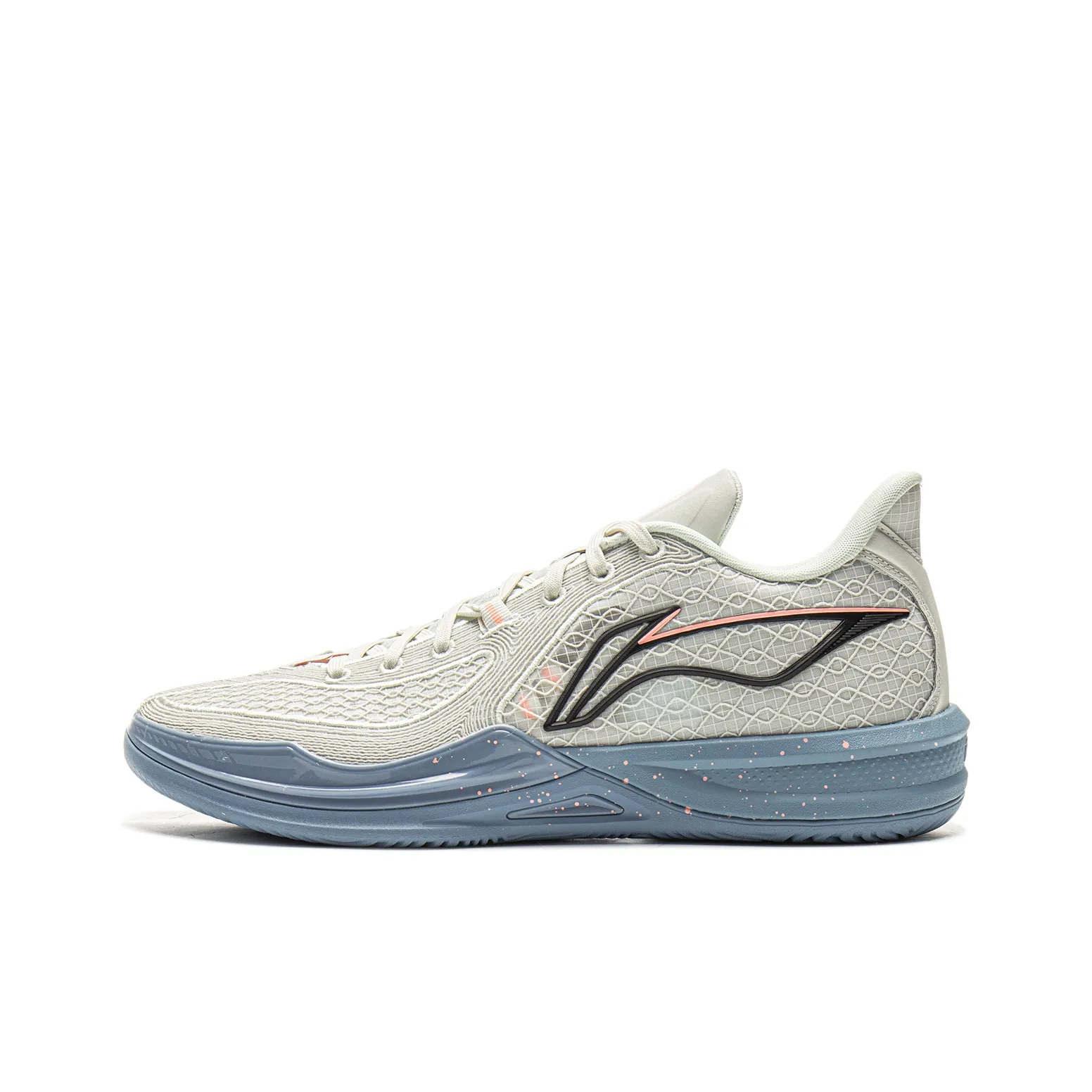 LiNing Assassin's Creed II Cushioning, Slip Resistant, And Breathable Low Top Basketball Shoes Men's Light Lime