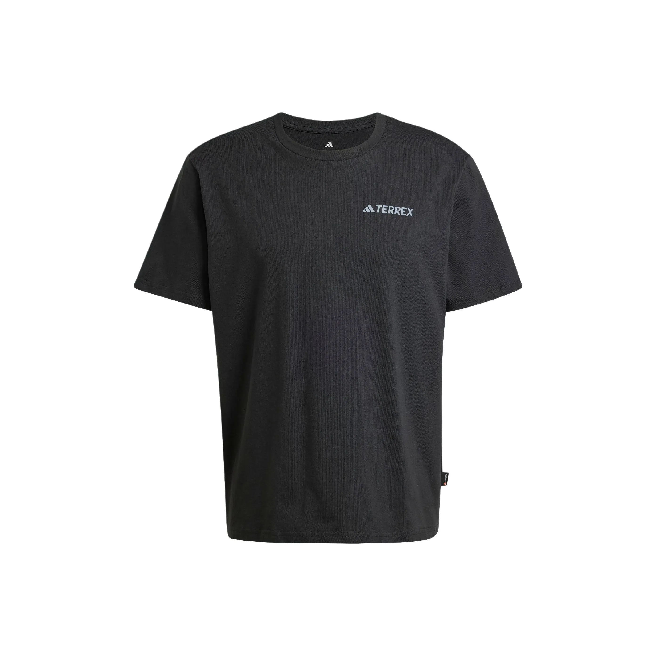 Adidas Terre POLYGIENE Graphic T Рубашка Мужская Черная