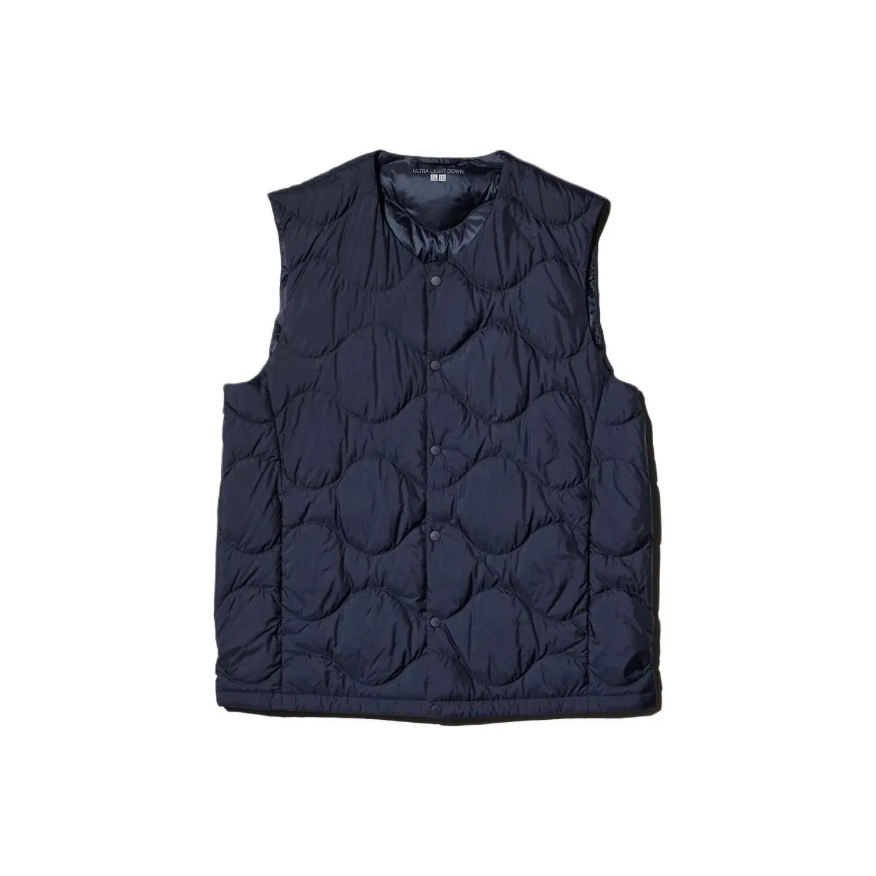 UNIQLO Темно-синий унисекс пуховый жилет