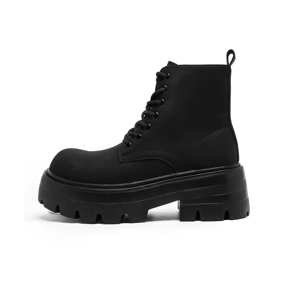 Dounkol Get Cool Martin Boot Platform 5CM Men's Black