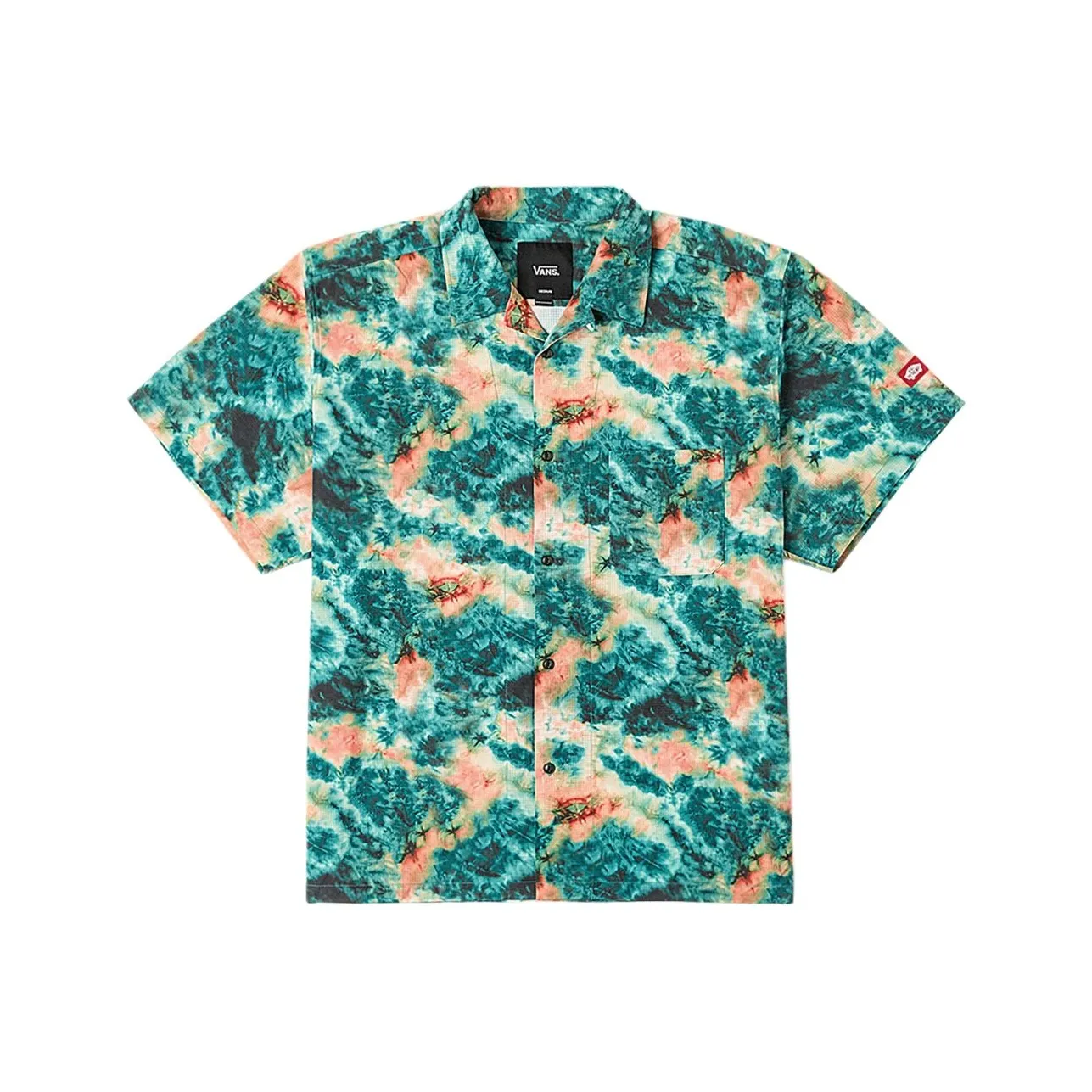 VANS Рубашка SS Рубашка Мужская Зеленая