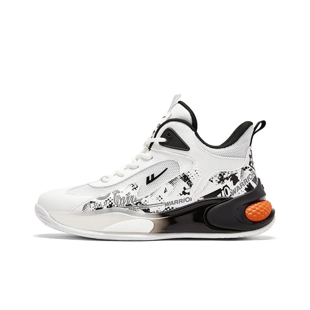Warrior MID Топ Баскетбольные кроссовки Мужской Белый черный