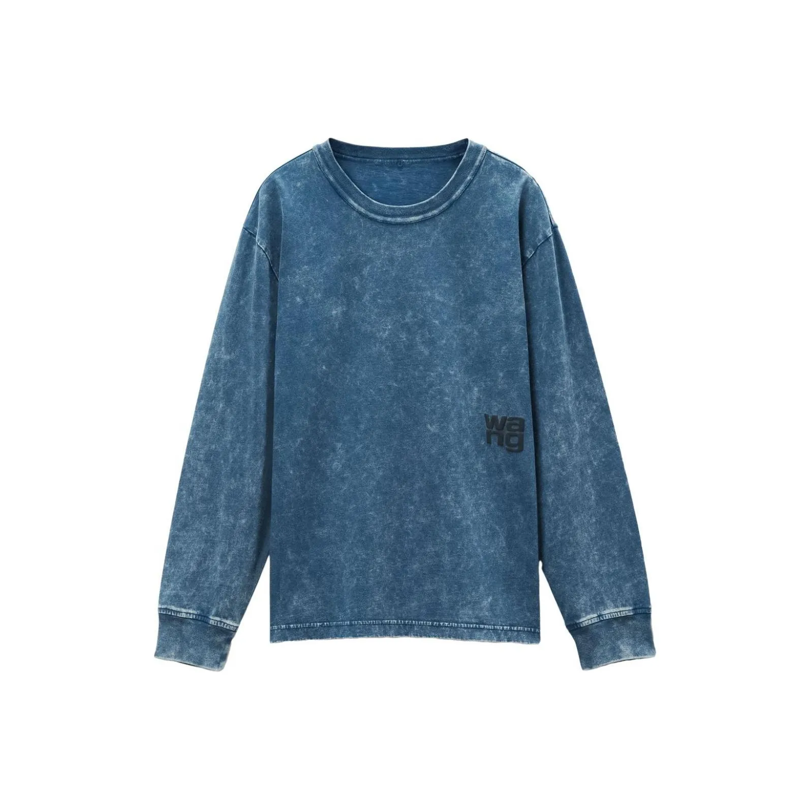 Alexander Wang T-Shirt Женская ACID Wash Black Ice