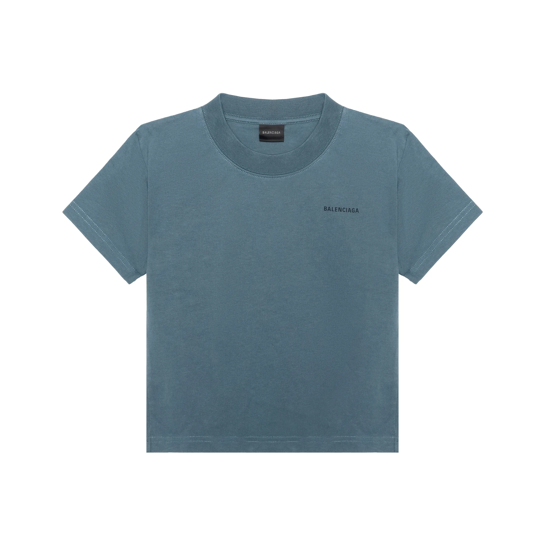 Balenciaga T-Shirt Regular Fit Men's Blue