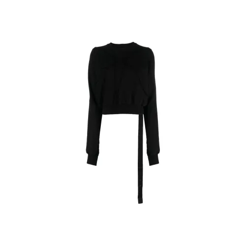 Rick Owens DRKSHDW Черные Женские Свитшоты