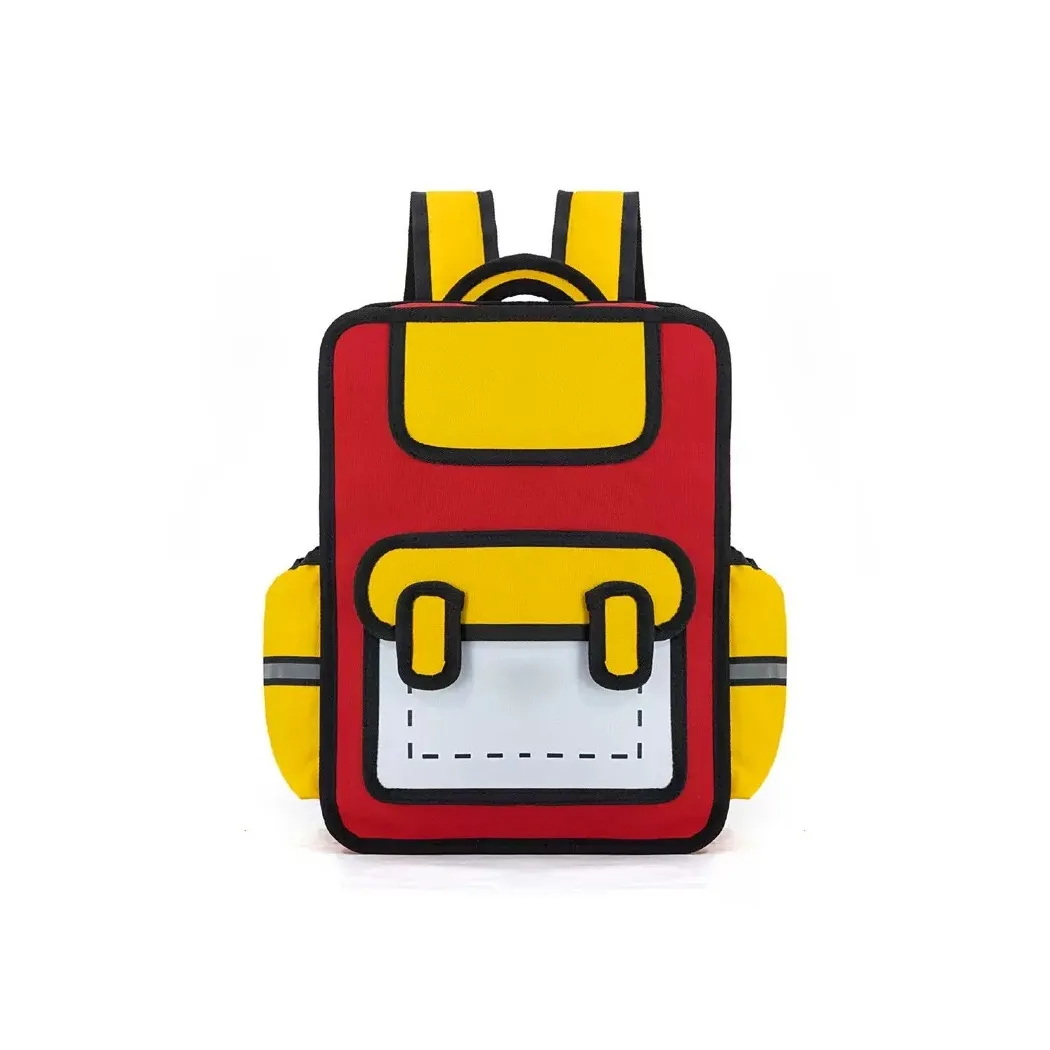 ZUOFEIFAN Нейлоновый рюкзак стандартный детский красный синий