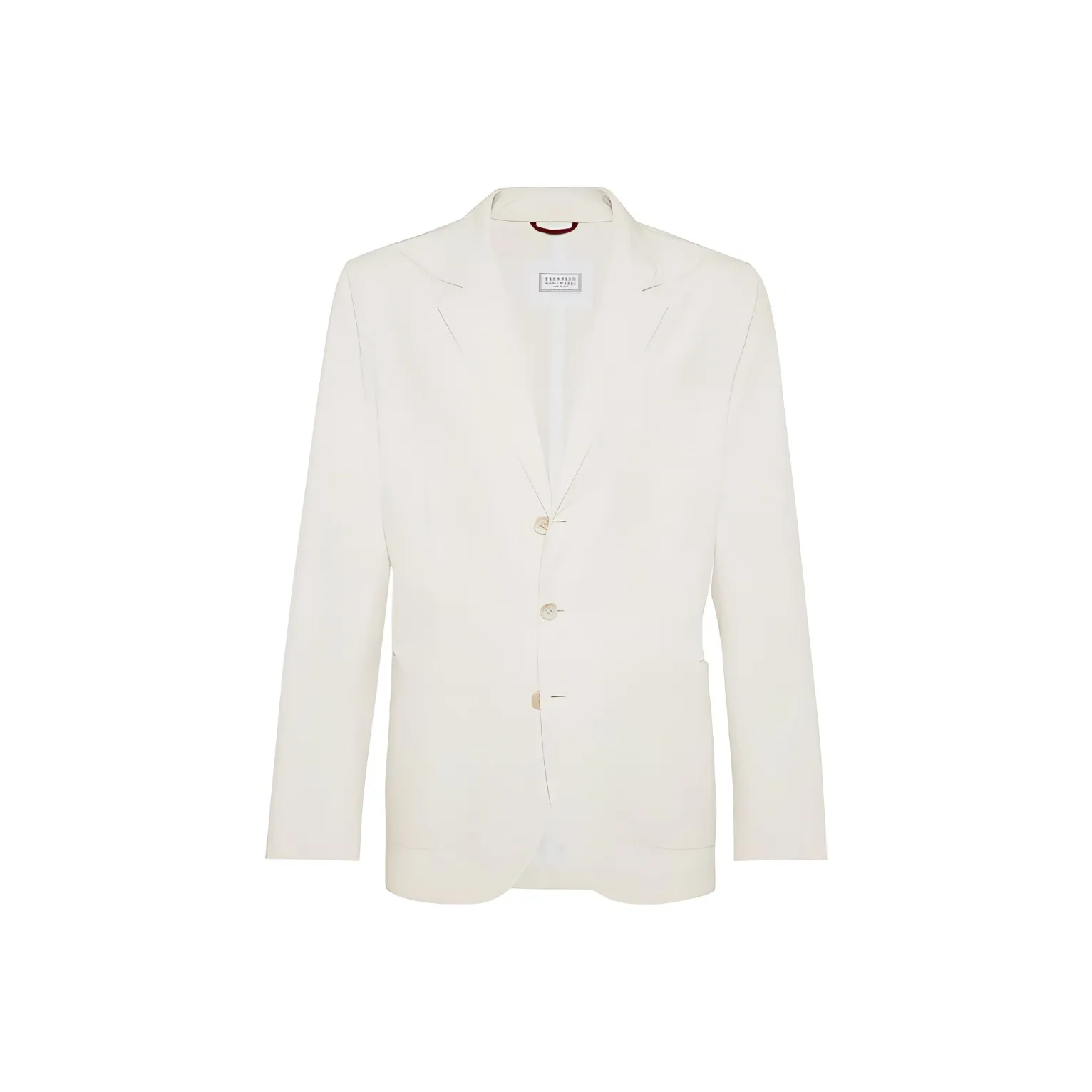 Brunello Cucinelli Business Suits Men Ivory White