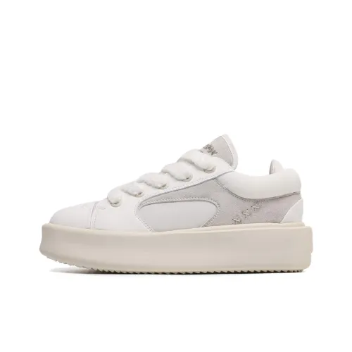 Mo Xu Кроссовки для скейтбординга Low Top Коала Серый Унисекс