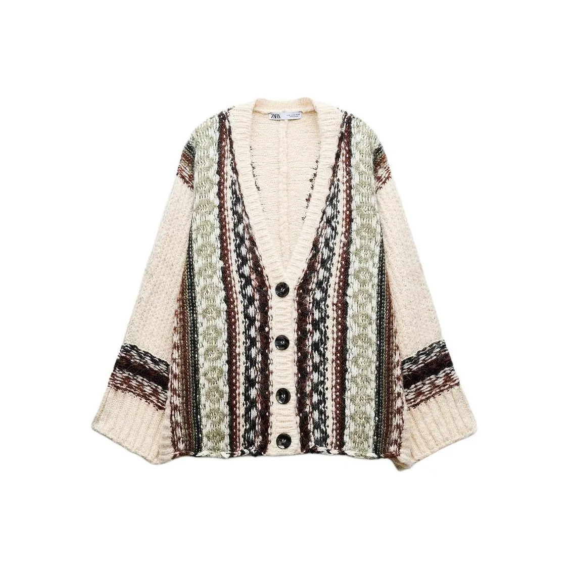 ZARA Трикотаж Женский Многоцветный