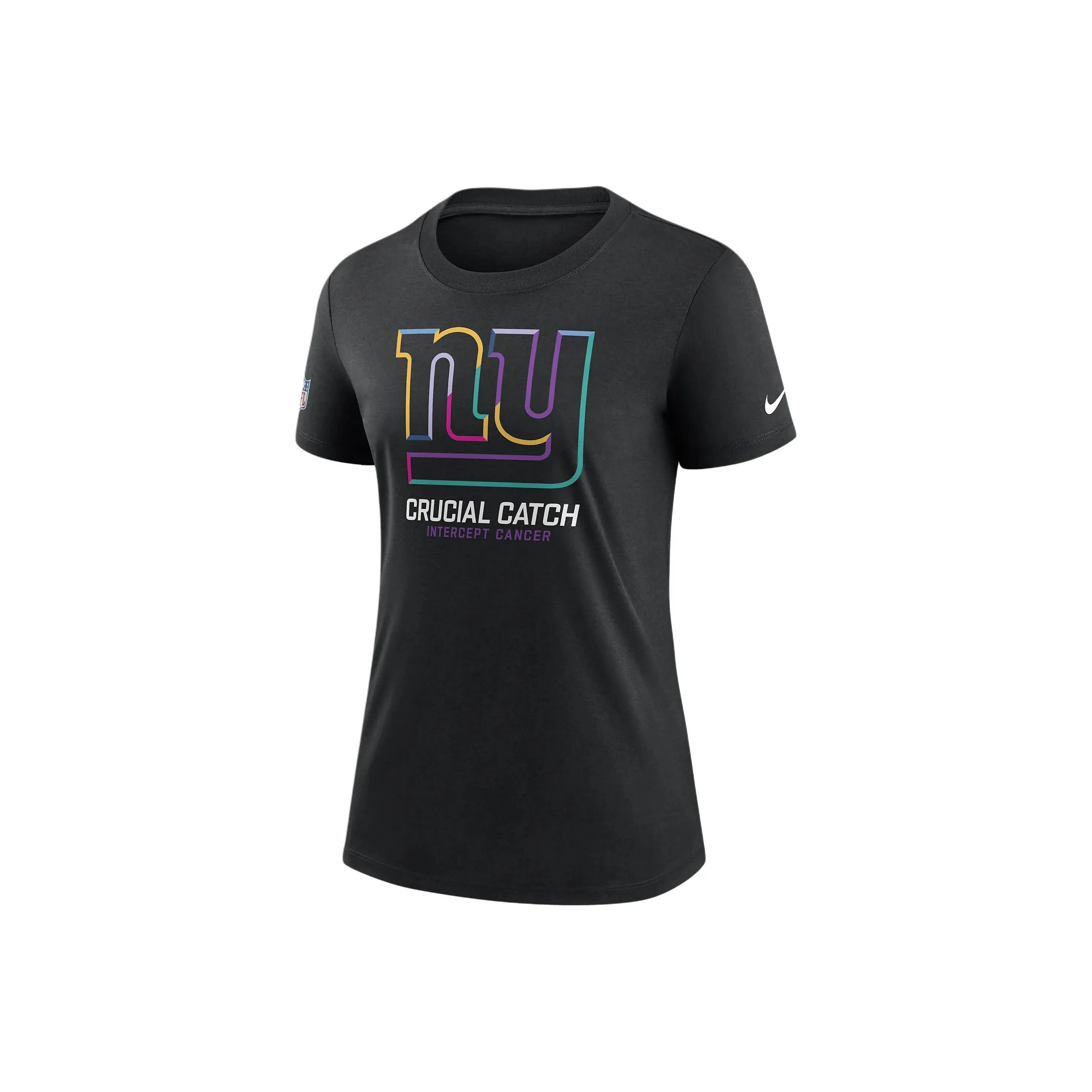 Nike New York Giants Crucial Catch Women's Nike Nfl T Shirt