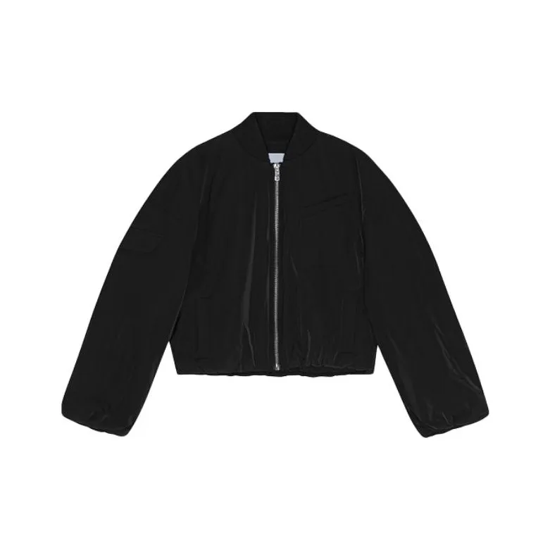 GANNI Twill Oversized Short TS01636 Jacket