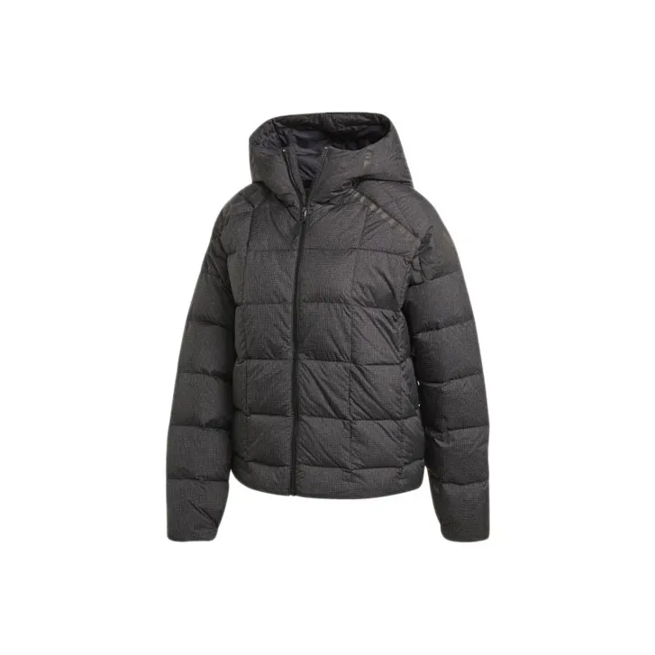 Adidas Пуховик Зимний Женский Черный