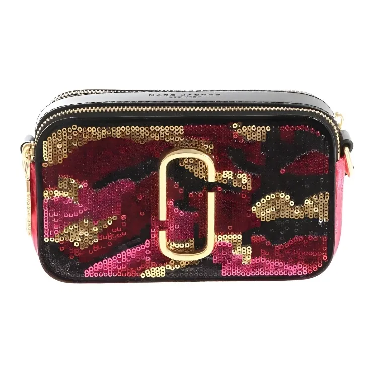 MARC JACOBS Кожа Сумка через плечо Стандартная Женская Фиолетовая Красная Черная