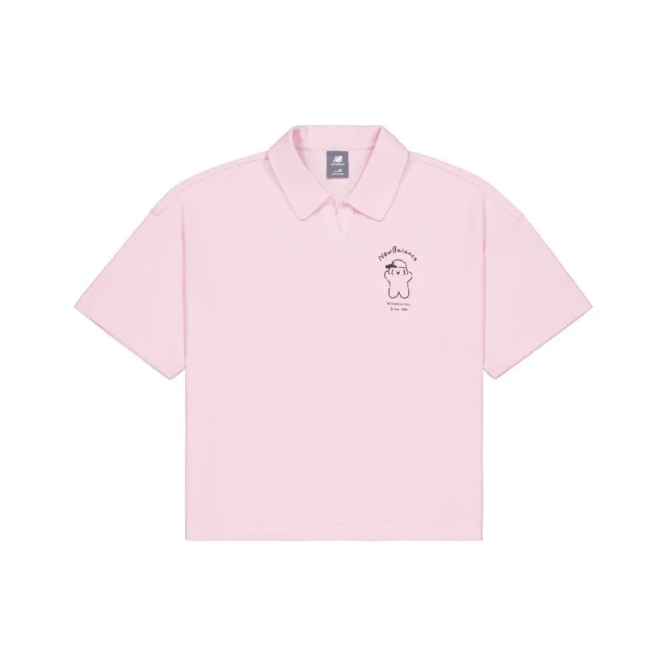 New Balance Polo Shirt Women's Pink