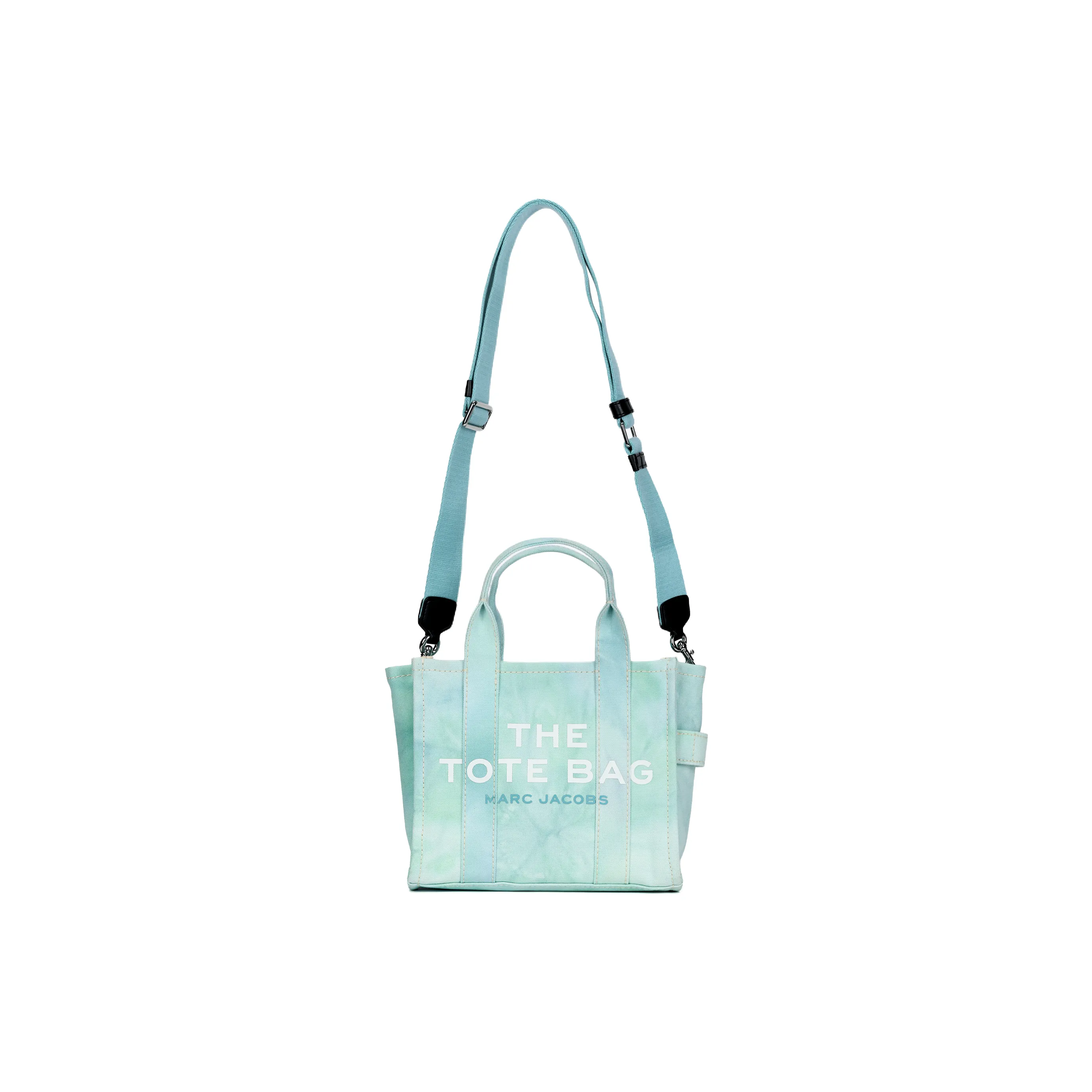 MARC JACOBS The Traveler Cotton Tote Bag, Shopping Bag, Handbag Mini Women's Blue