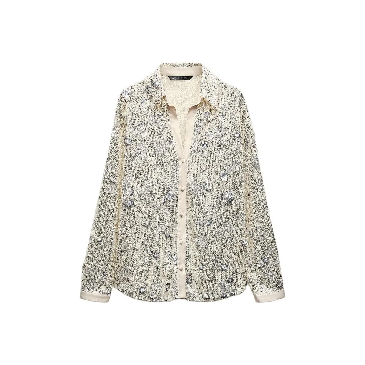ZARA Серебряные Женские Рубашки