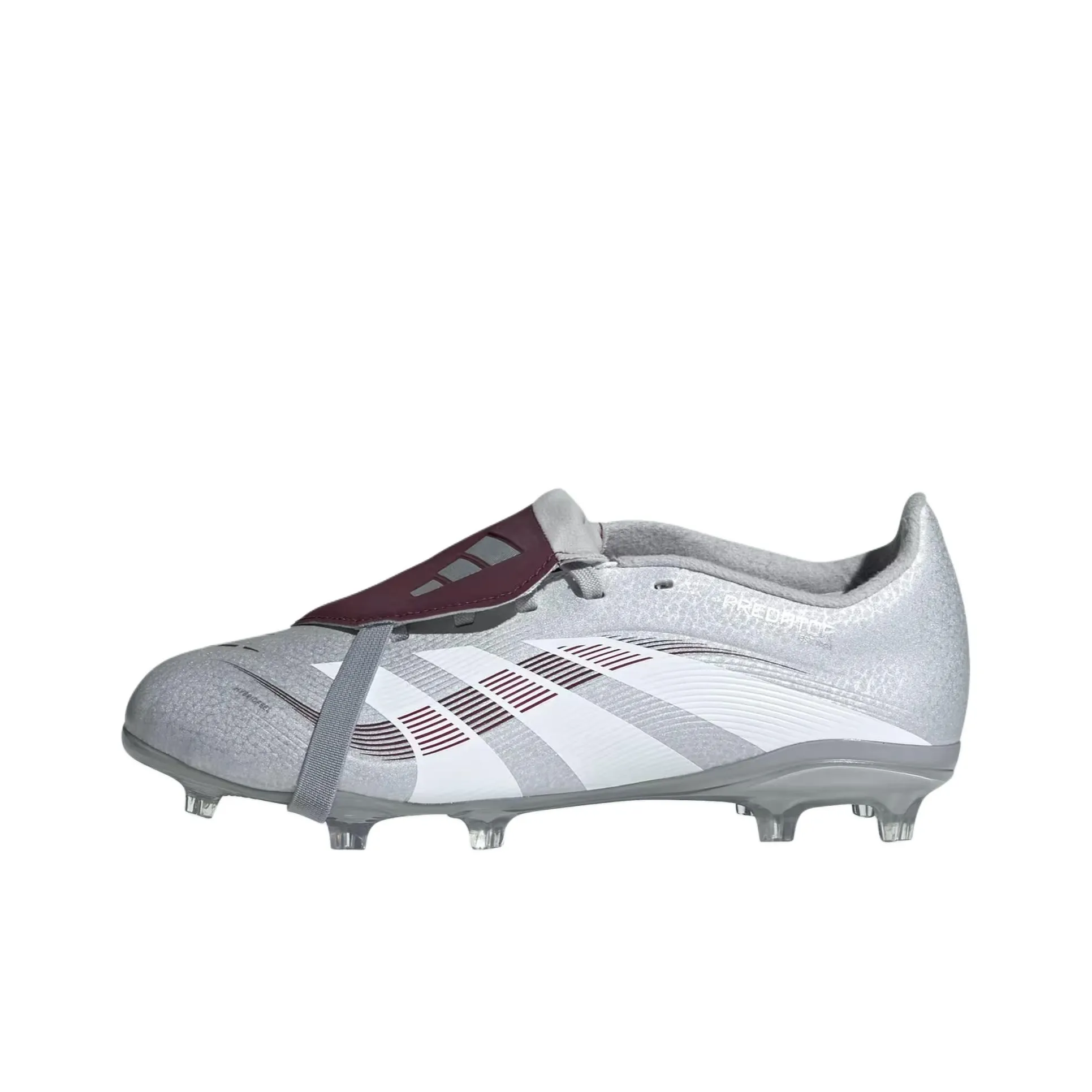 Adidas PREDATOR LEAGUE Противоскользящие устойчивые к истиранию низкие футбольные бутсы для детей серебряные детские