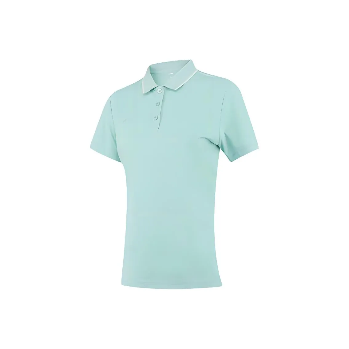 LINING Fitness Series Поло Женское Светло-Синий Зеленый