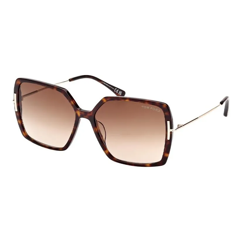 TF Металл Квадрат Солнцезащитные очки Унисекс Черепаховый