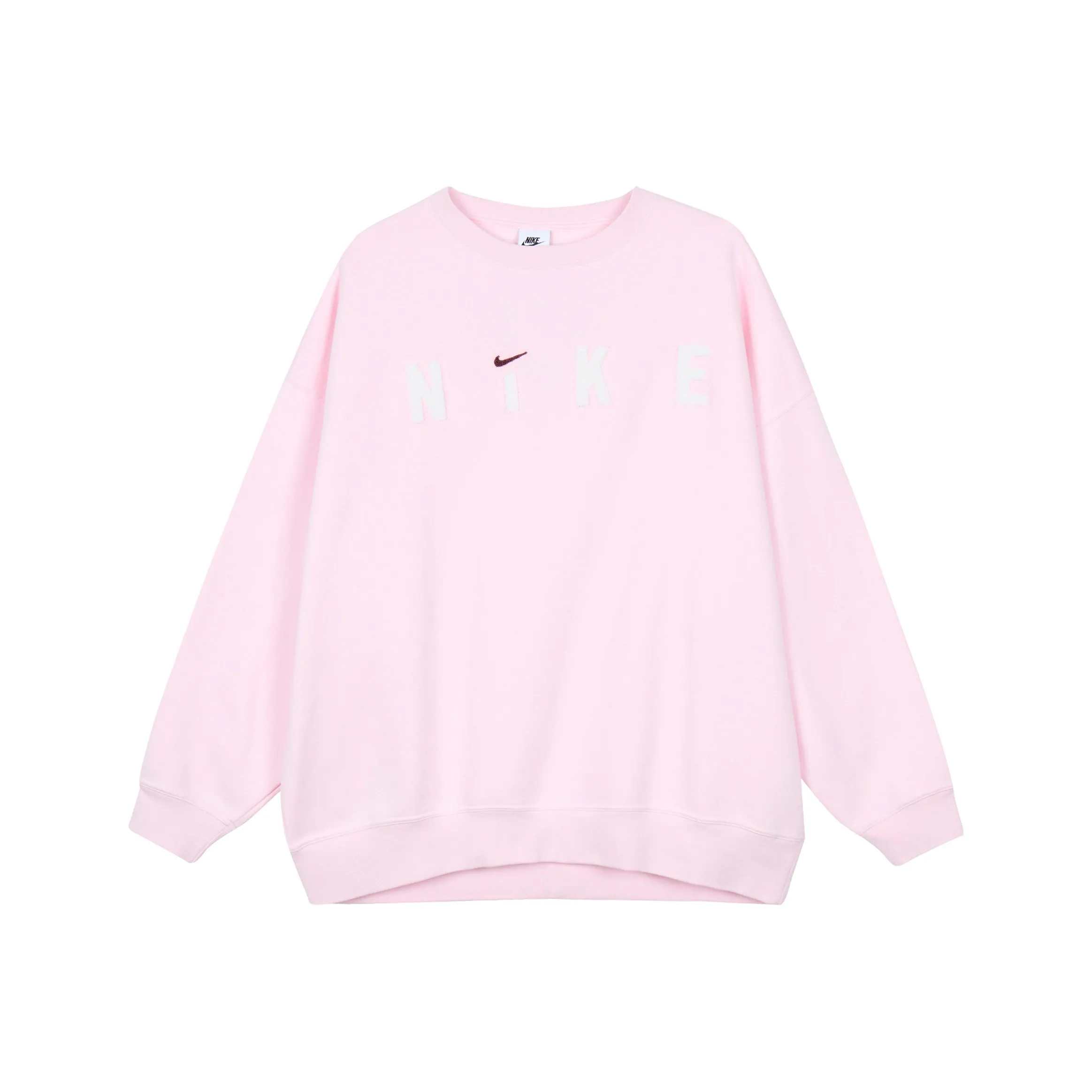 Nike AS W NSW COZY FLC OS CRW Sweatshirt Women's Pink