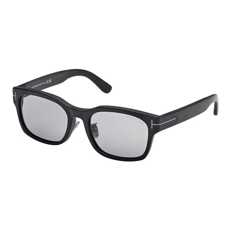 TF Пластиковая оправа Квадратные Солнцезащитные очки Унисекс Черный