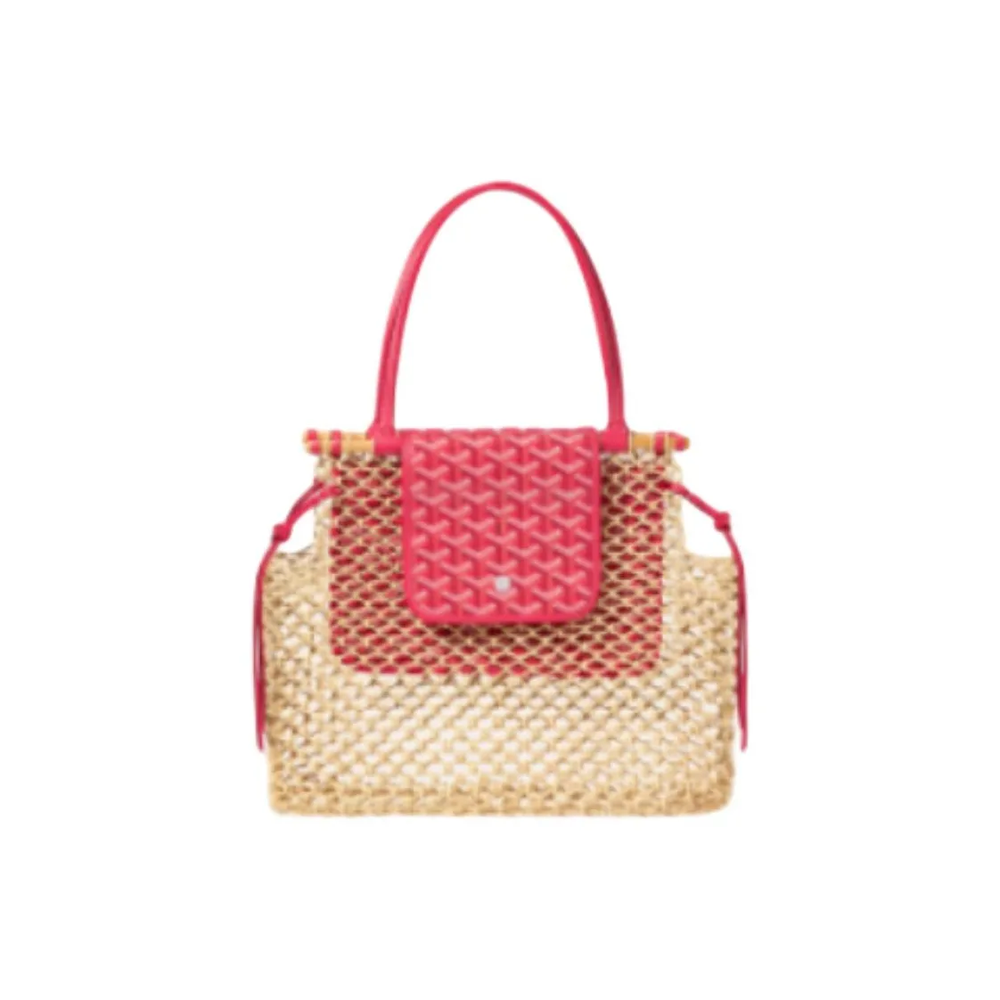 GOYARD Aligre Canvas One Shoulder Handbag Women's Rose Pink