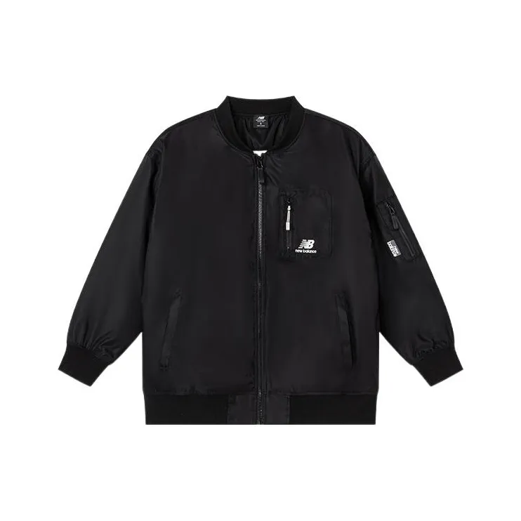 New Balance совместная брендированная куртка женская черная