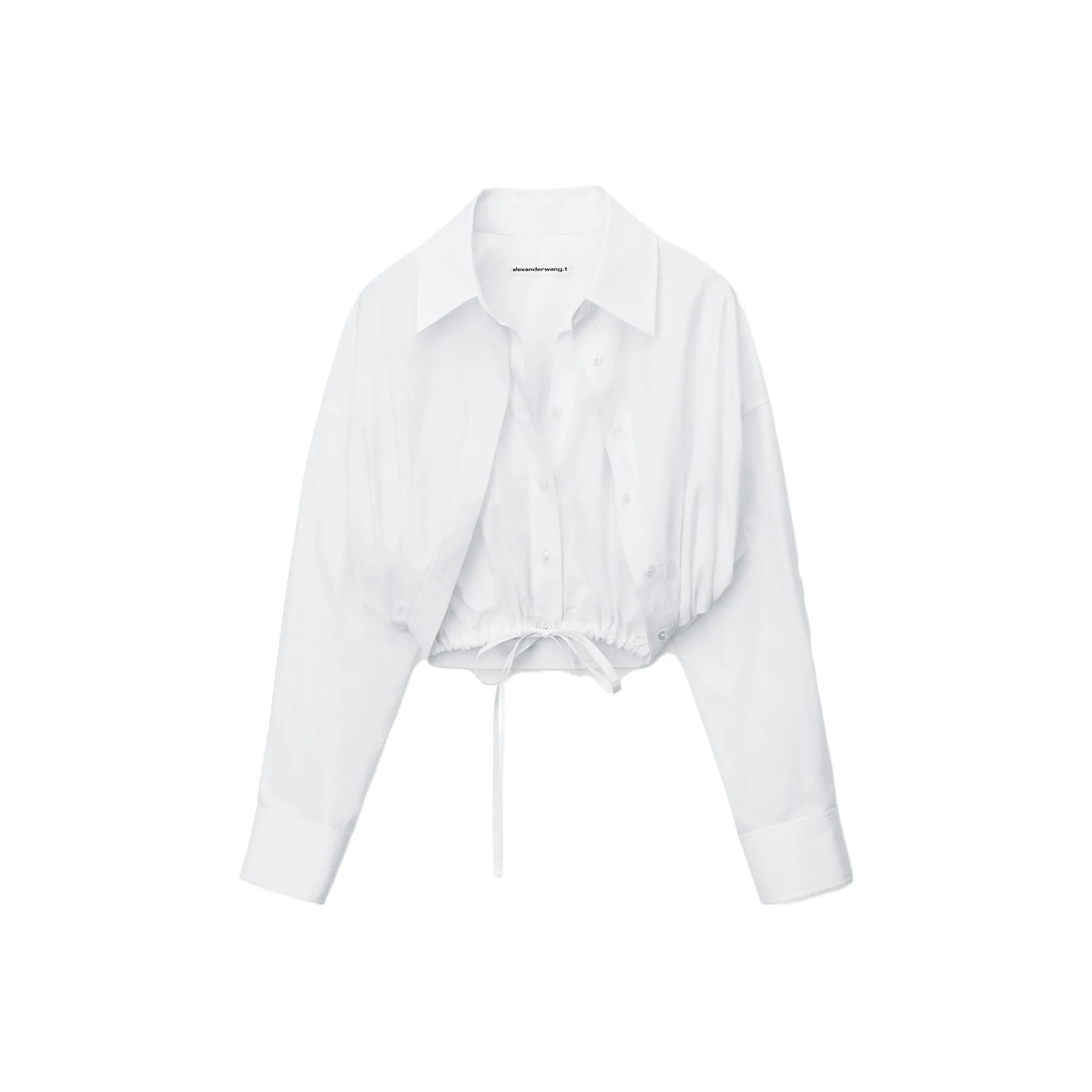 Alexander Wang SS24 Рубашка Женская Белая