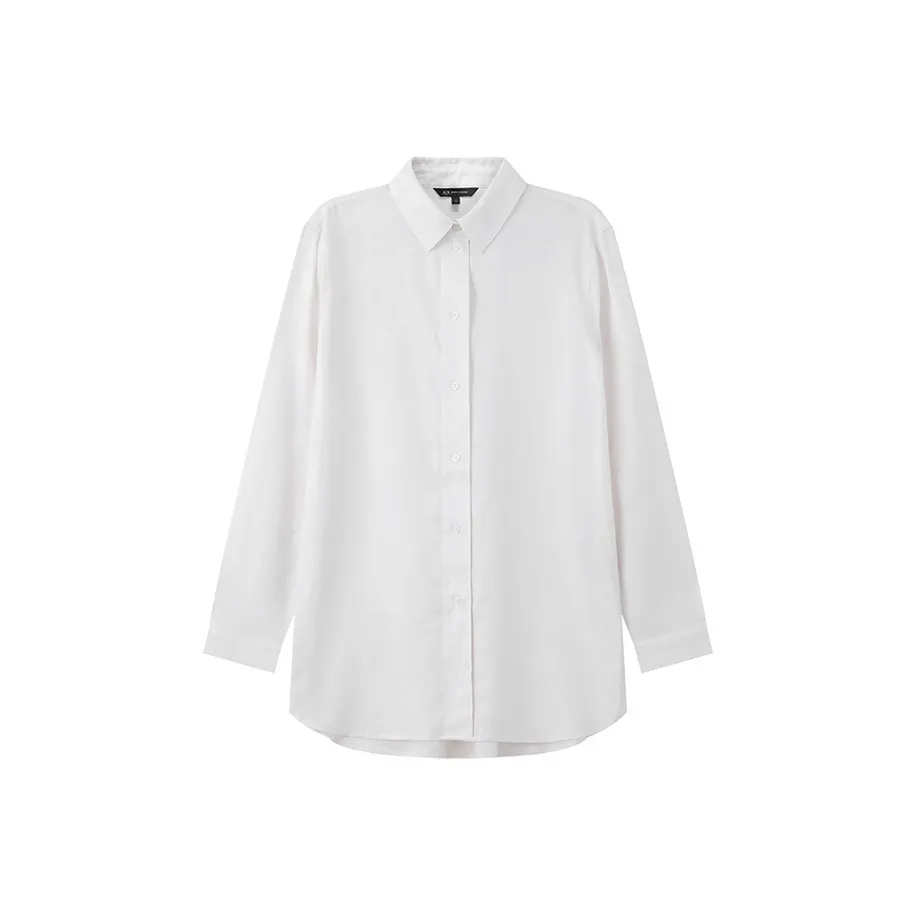 ARMANI EXCHANGEAE FW24 Shirt Women's White