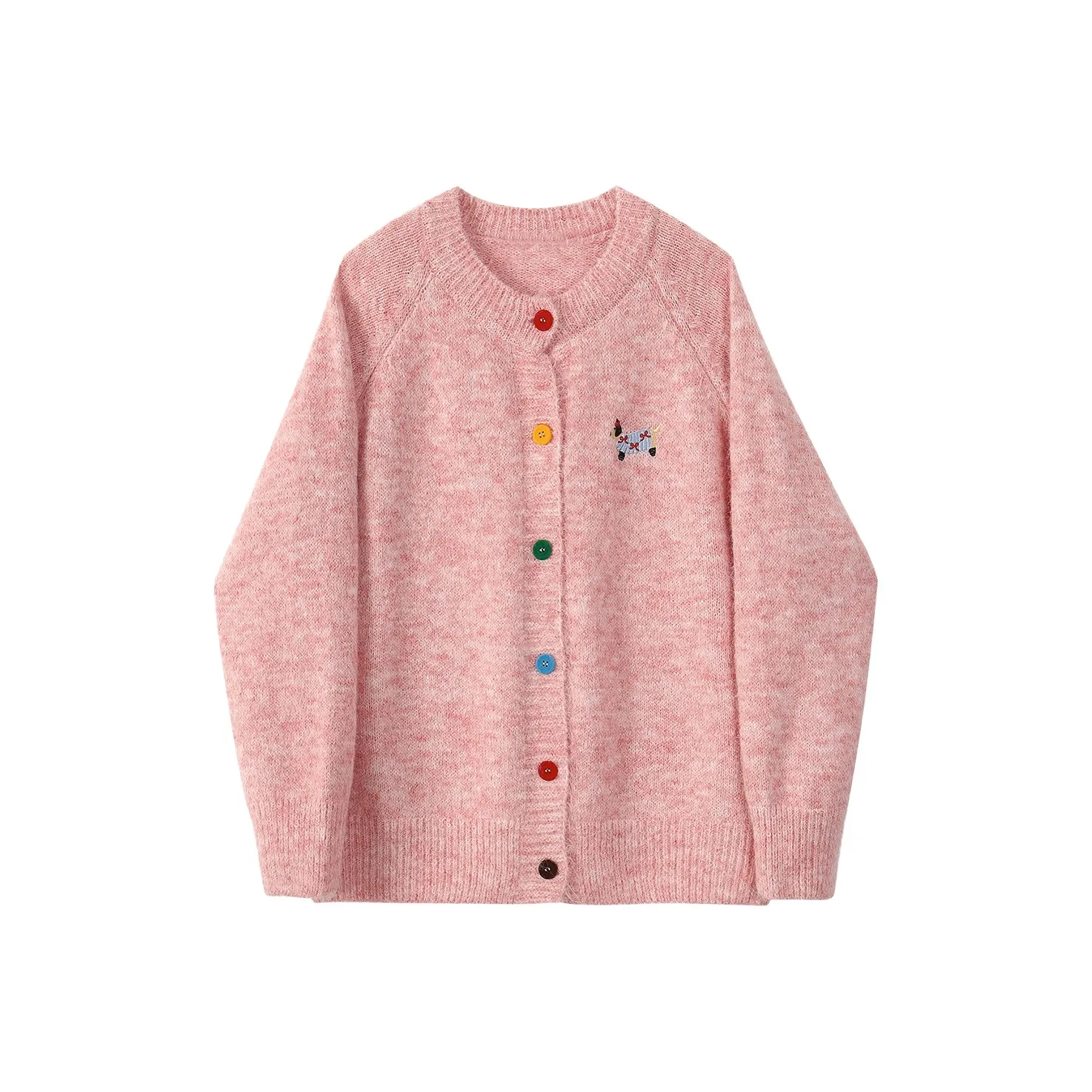 PAZZO Сладкий стиль Универсальный Дизайн Трикотажная ткань Кардиган Женские