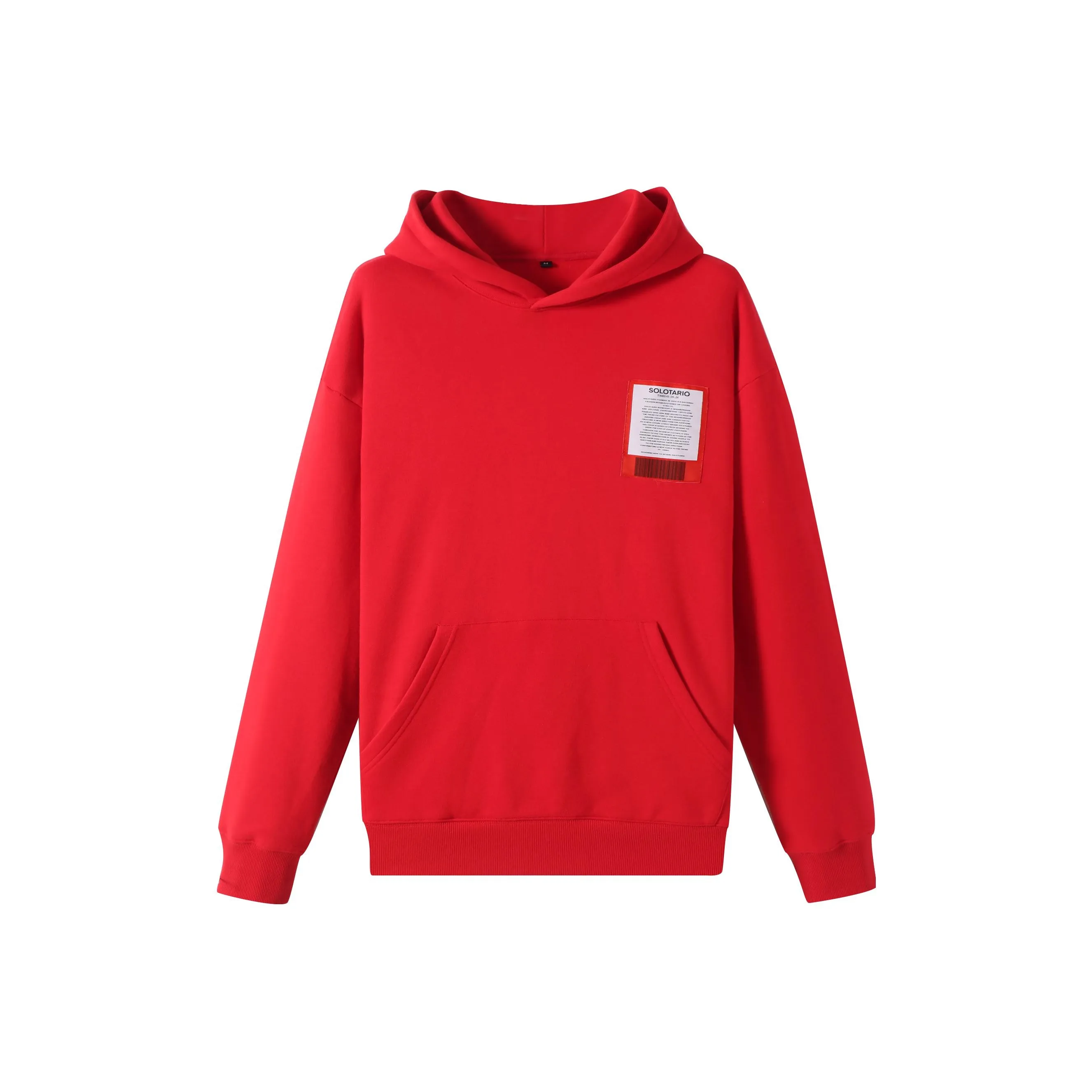 SOLOTARIO Толстовка Унисекс Красный