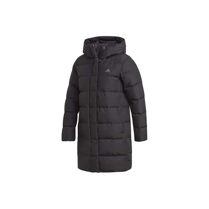 Adidas Пуховик Зимний Женский Черный