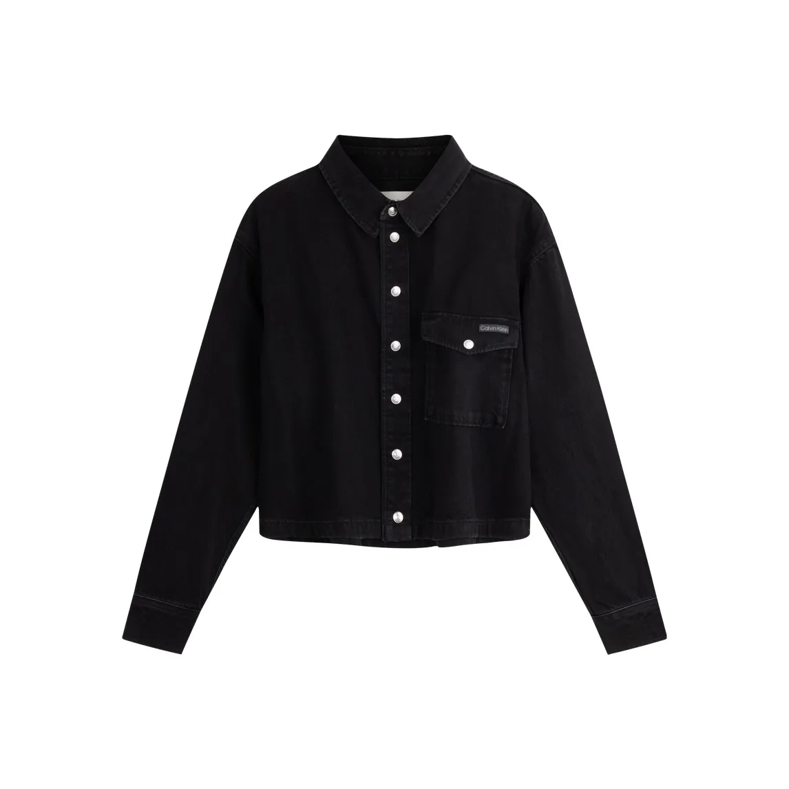 CALVIN KLEIN Shirt Women's Denim Black