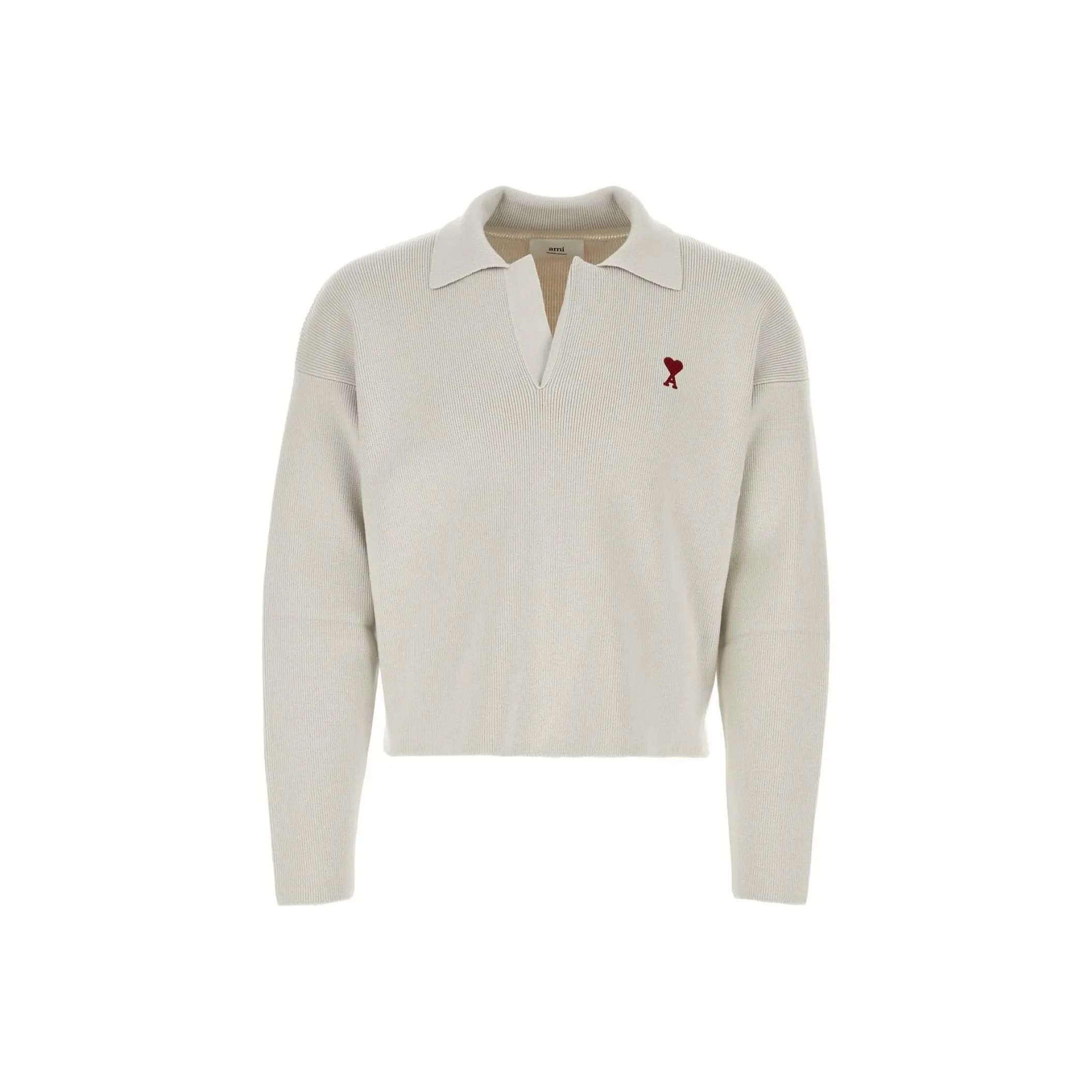 Ami Paris Ami De Coeur Long Sleeved Knitted Jumper