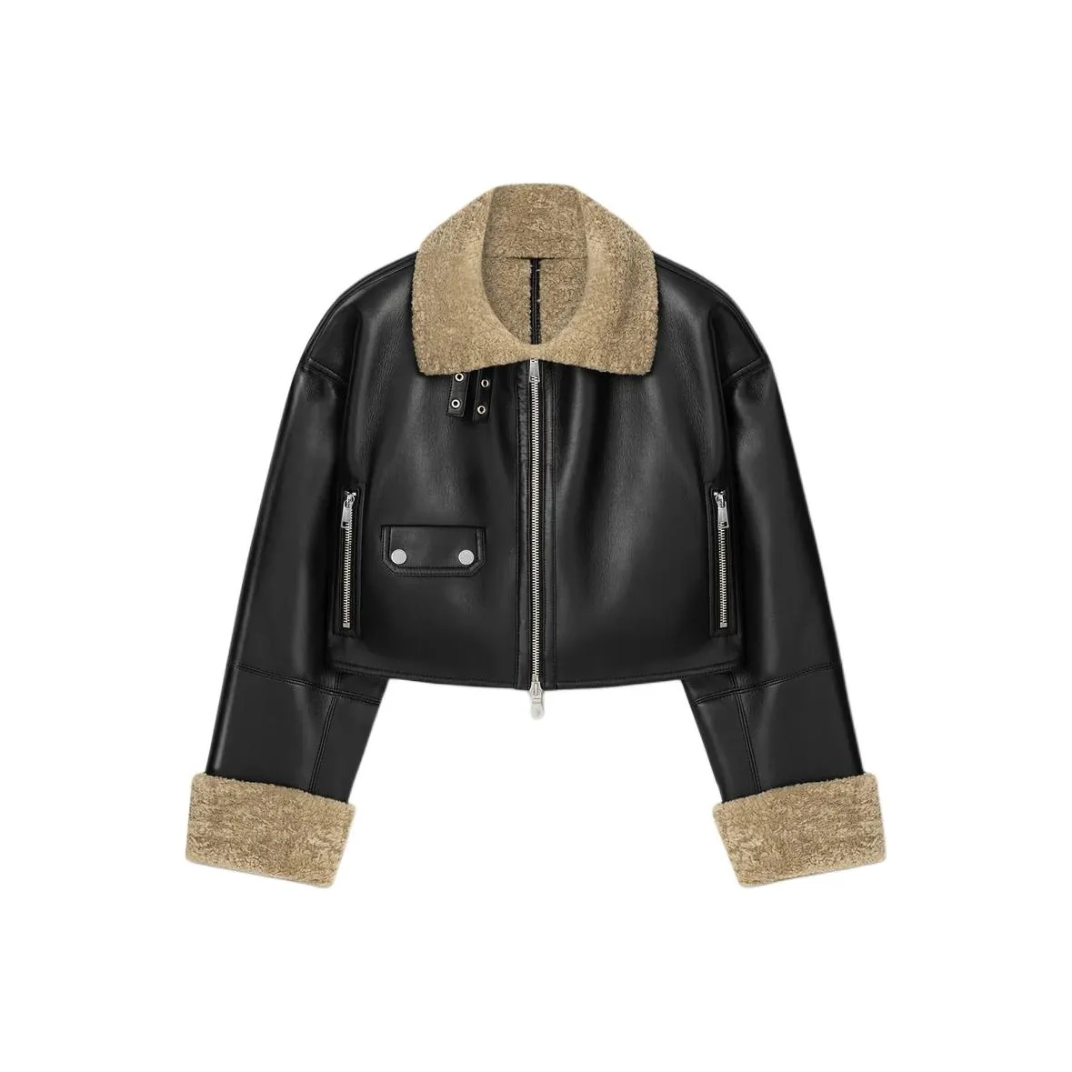 NANUSHKA FW24 Куртки и Пальто Женские Черный