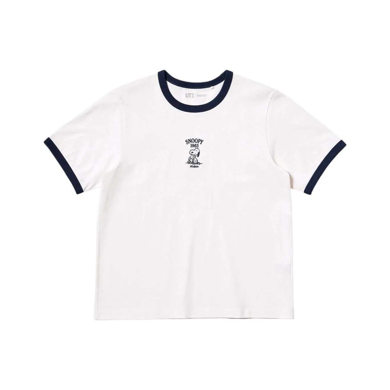 UNIQLO X PEANUTS Co Бренд Серия T Рубашка Женская Белая