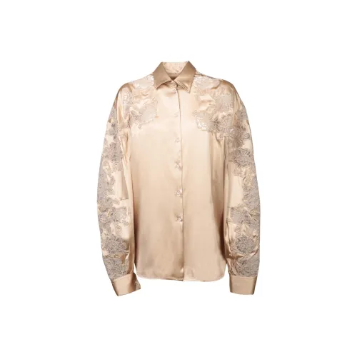 ERMANNO SCERVINO Бежевые Женские Рубашки