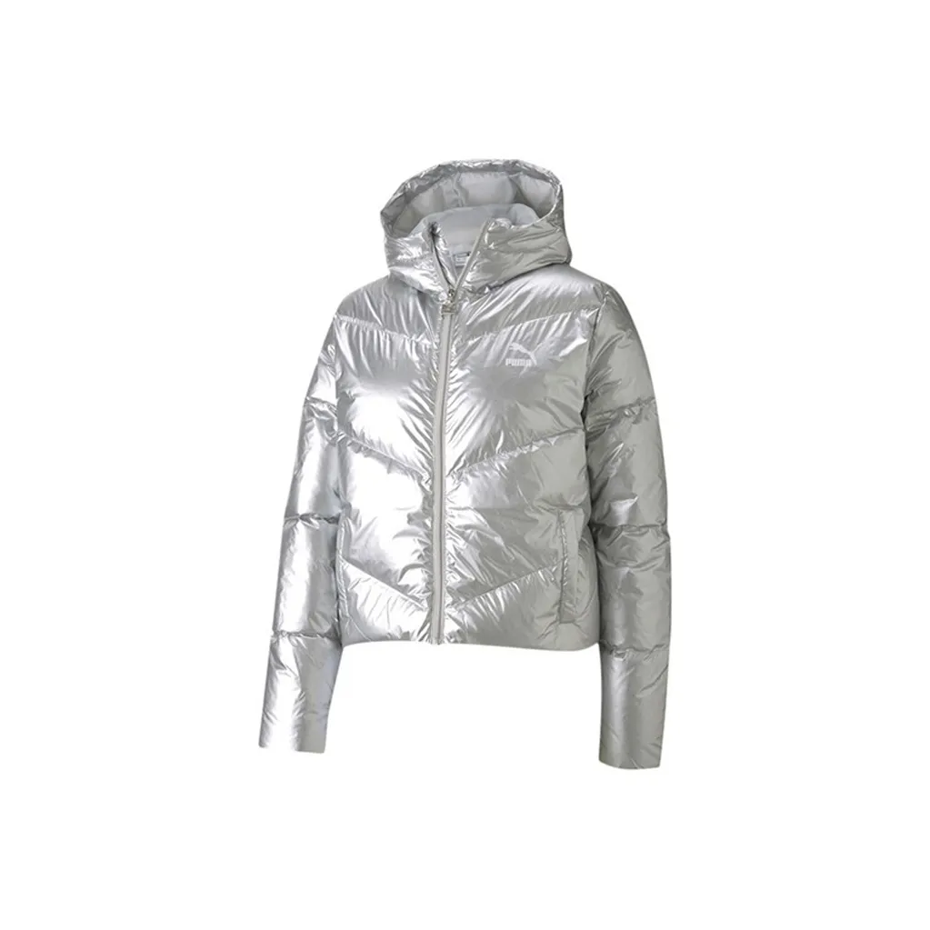 PUMA CLASSICS Бетон Серый Женский Пуховик