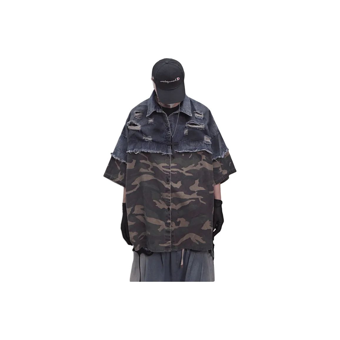 UUCSCC Камуфляж Мужские Рубашки