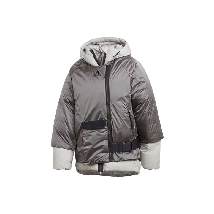 Adidas Металлический серый Женские пуховики