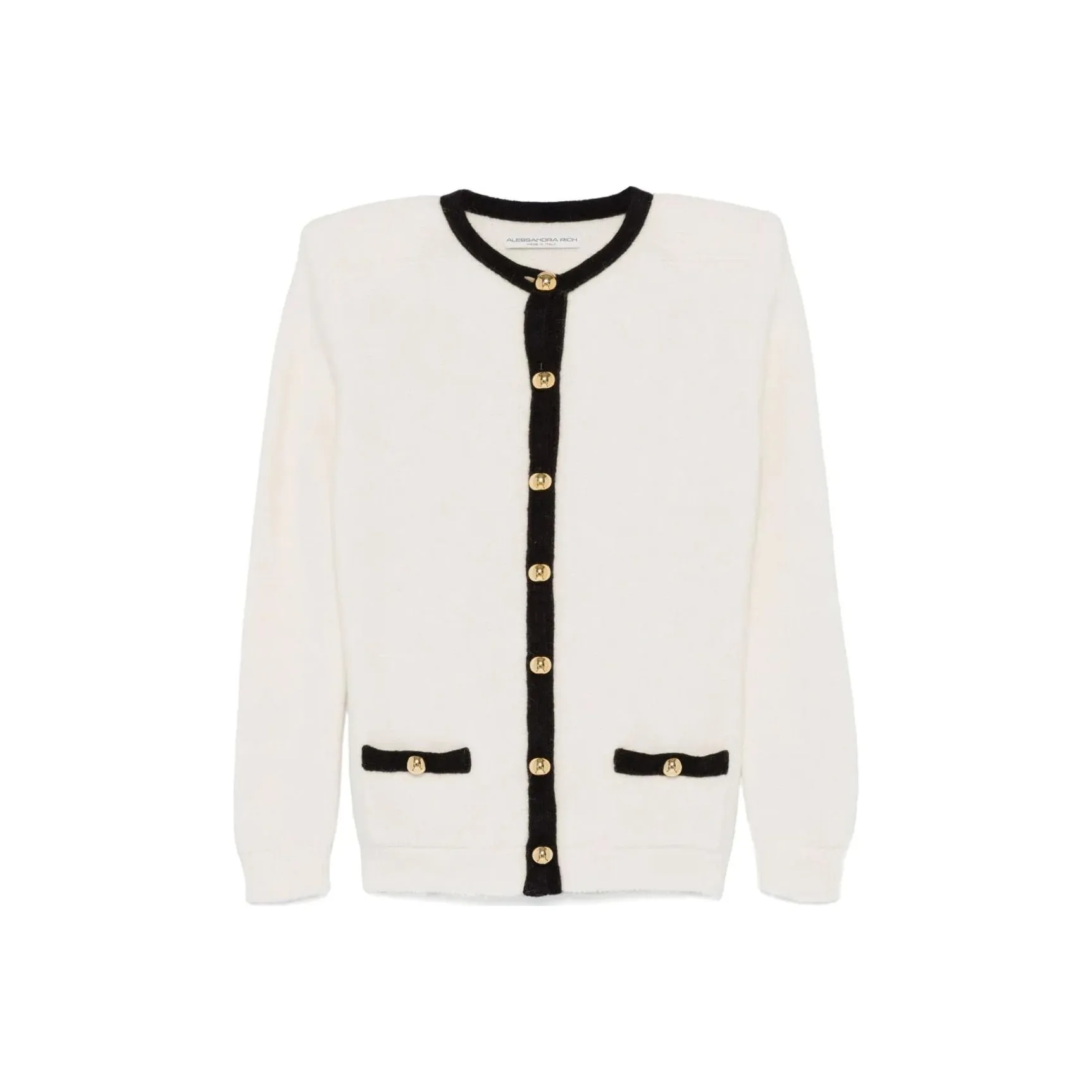 Alessandra Rich Contrasting trim Cardigan