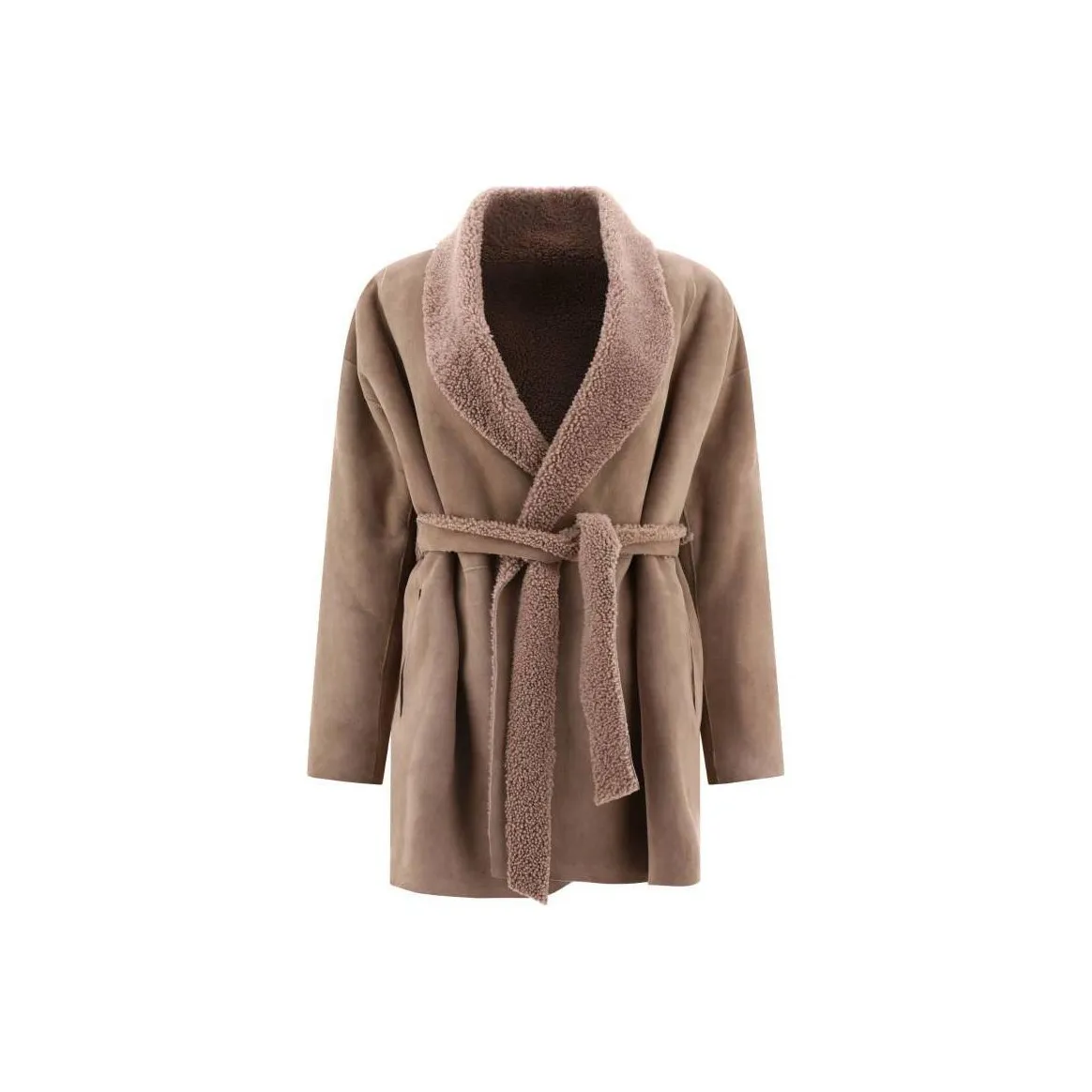 SALVATORE SANTORO Leather Shearling Jacket