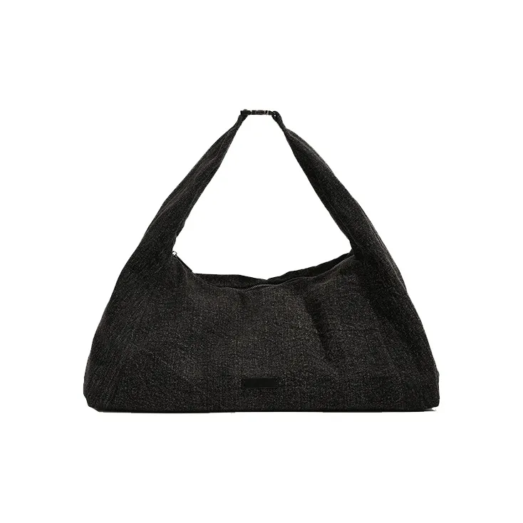 Bullrun Canvas Сумка через плечо Большая Женская Черная