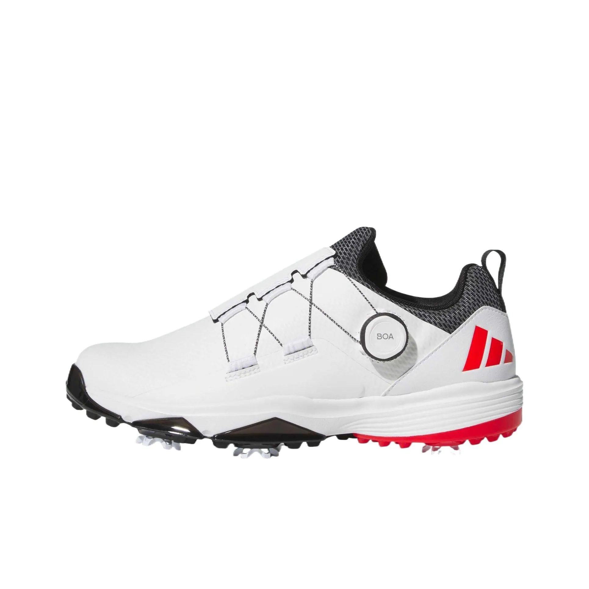 Adidas Пава Slip Resistant Abrasion Resistant Низкий Топ Обувь для гольфа Мужская Белая