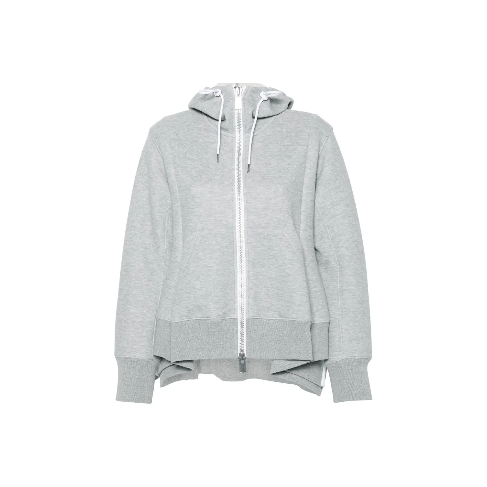 Sacai Sponge Sweat Hoodie 'Light Grey'