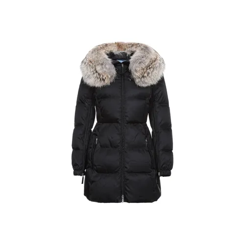 PRADA Черные Женские Пуховики